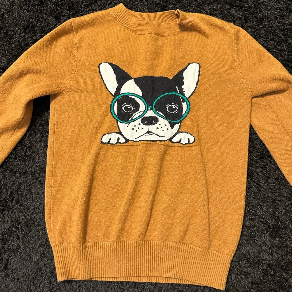 Forever 21 Dog Graphic Sweater Size S